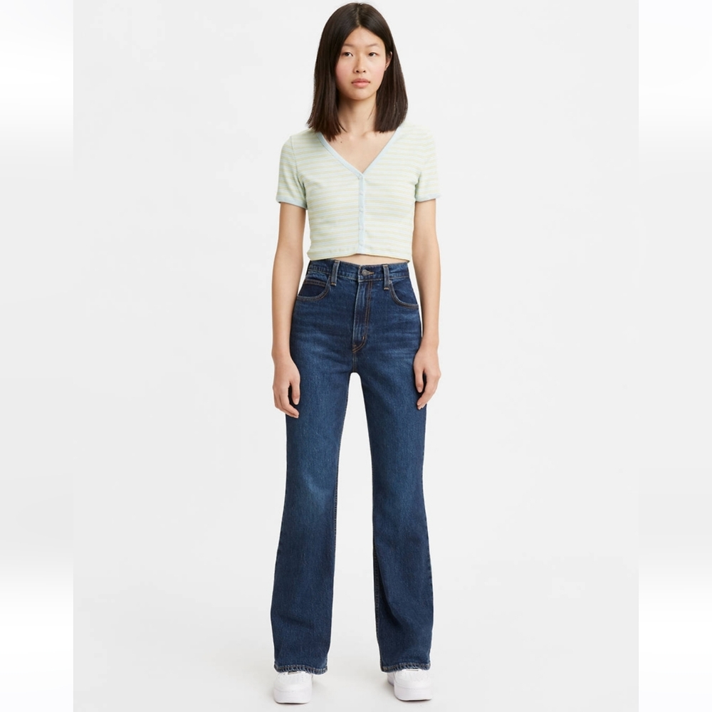 Levi's 70s high rise flare jeans